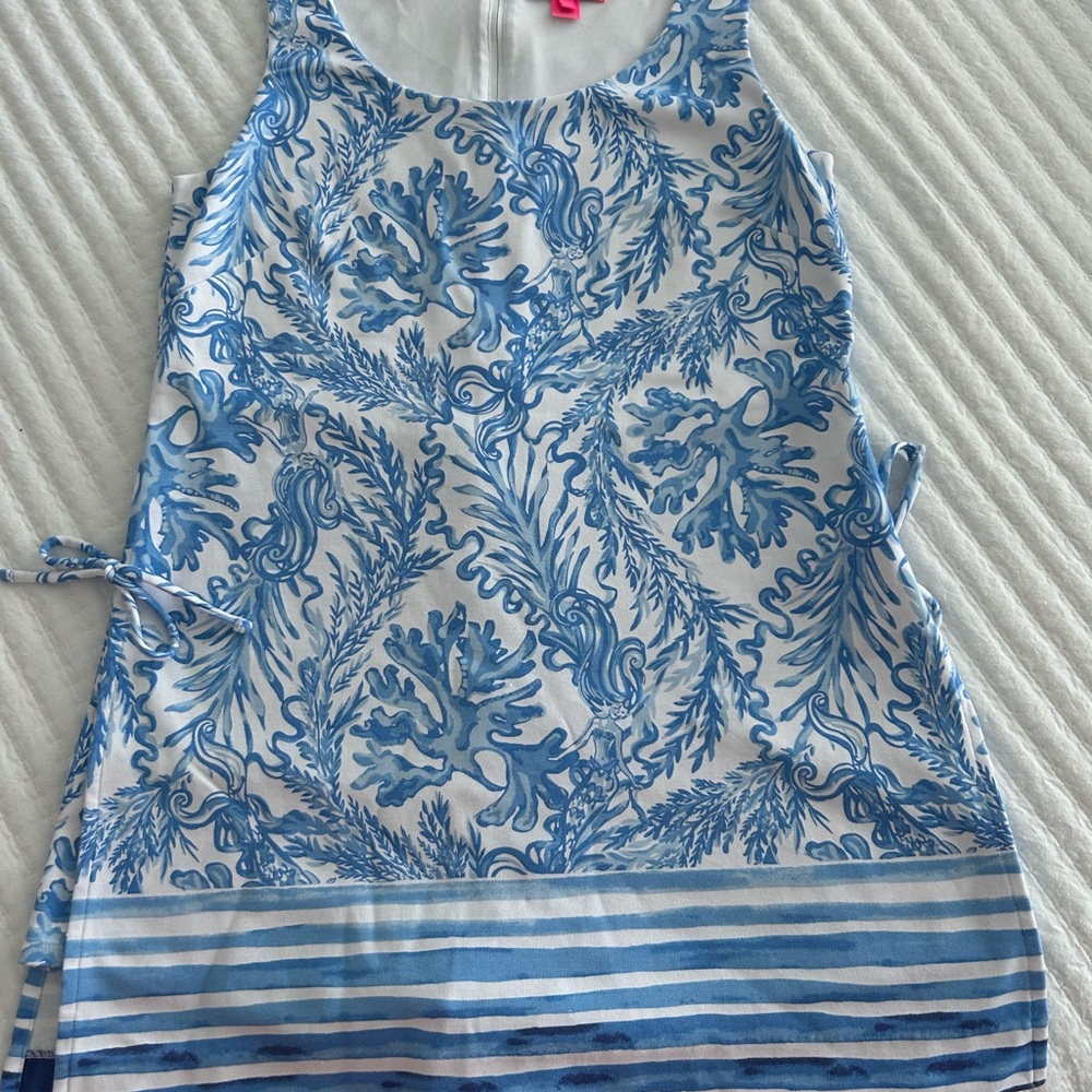 Lilly Pulitzer Blue and White Jumpsuit